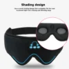 Sleep Headphones 3D Bluetooth 5.0 Headband Sleeping Headphones Wireless Music Eye Mask Cover Sleep Earbuds for Side Sleeper - Image 4