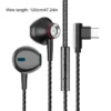 Game Earphones With Mic Half In Ear Plug-in Earbuds Earphones With Microphone Wired Wired Earbuds Plug In Earbuds Noise - Image 5