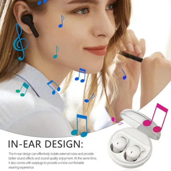 Running Wireless Earbuds Sleep Wireless Headphones Wireless Earbuds For Traveling Business Trip Sports Train High-Speed Rail - Image 3