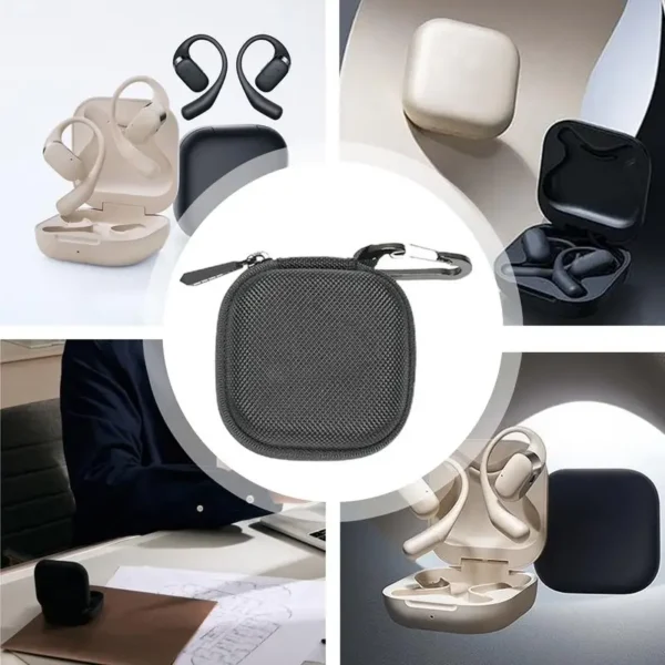 Earbud Case Dust-Proof Earphone Organizer Protective Cover Reusable Earbud Case Holder Earplug Case Wired Headphones Case For - Image 4
