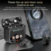 Touch Screen Earbuds Smart Noise Cancelling Earbuds Multipurpose Stylish Earbuds Portable Headphones With Charging Case For - Image 3