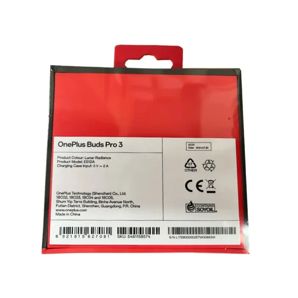 Hot OnePlus Buds Pro 3 E512A, TWS AI Clear Earphone, Google Fast Pair, For OnePlus 12 Nord 4 Global Original New Sealed Earbuds - Image 3