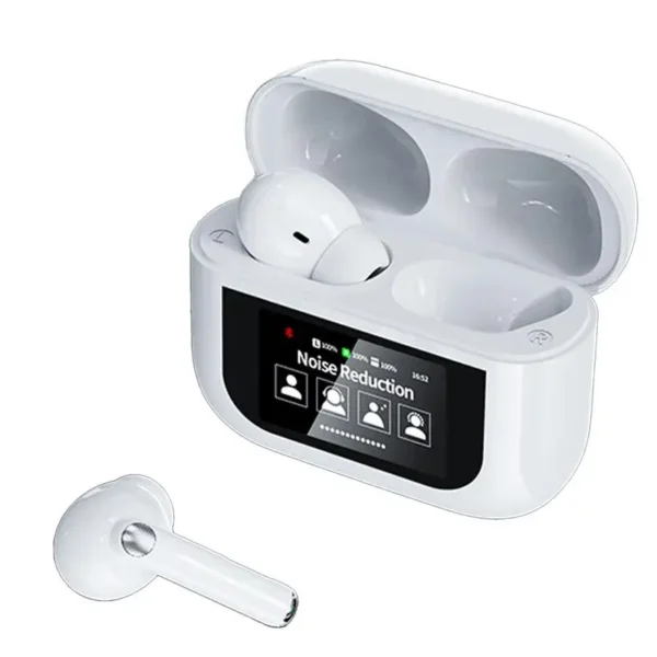 Wireless Earbuds In Ear Earphone With Smart Touch Screen Sports Headphones With Charging Case Long Battery Life Fitness Ear Buds