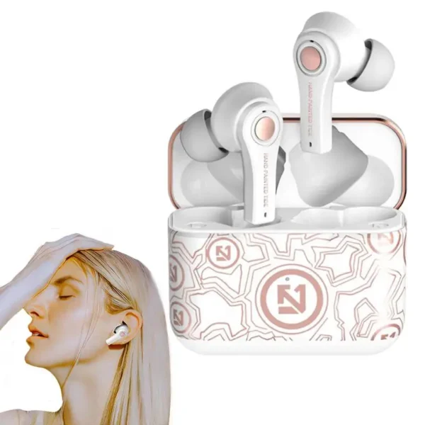 Rondaful TS-100 Wireless Earphones 5.0 Mini Earbuds Stereo Bass Noise Cancelling Sports Waterproof Earbud In Ear