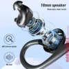 GREATWALL Wireless Bluetooth Earphones HiFi Stereo Headphones Sports Tws LED Power Display Earhooks Over Ear Earbuds for Running - Image 4