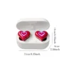 Heart Wireless Earbuds Noise Cancelling Earphones with Stereo Sound Heart Shaped Stylish In-Ear Cute Earbuds For Lover Couples - Image 6