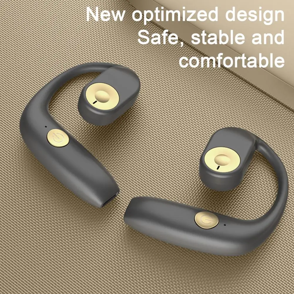 Air Conduction Earphone Wireless Earbud Wireless Air Conduction Earbuds with Stereo Sound Noise Reduction Enjoy Delay-free Audio - Image 4