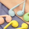 Wired Headphones Sport Earphone In Ear 3.5mm Sport Earbuds Headset Universal Music Earphones With Mic For Phones - Image 2