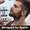 GREATWALL Wireless Earphones Headphones HiFi Music Stereo Sport Noise reduction Headset Charging Box Led Display HD Call Earbuds - Image 3