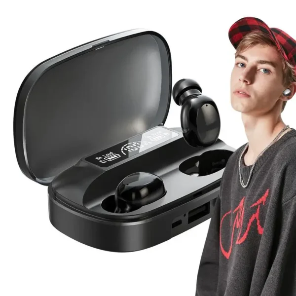 Wireless Earbuds Hifi Sound Noise Cancelling Earbud & In-Ear Headphones Fast Charging Earphones Wireless For Sports Business
