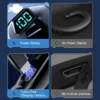 V19 Bone Conduction Headphones Open-Ear Earbuds With Earhooks Hook Waterproof Sports Headphones With LED Digital Display - Image 2