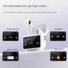 W12 New Semi-in-ear LCD Full Colour SmartTouch Screen Wireless Bluetooth Earphones Noise Canceling Ultra Long Endurance Earbuds - Image 3