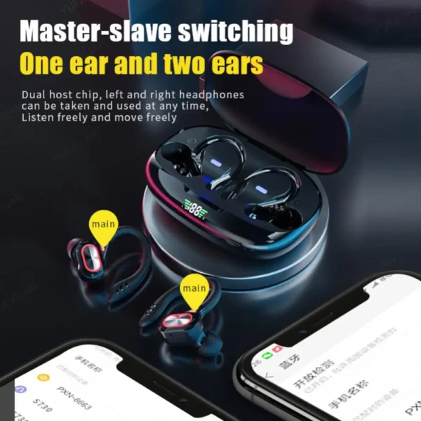 MIJIA Xiaomi Bluetooth Earphone Wireless Earphones Ear Waterproof Earphones TWS HiFi Stereo Music Control Sports Earbuds Headset - Image 2