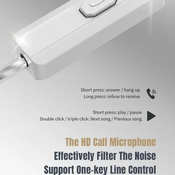In Ear Wired Headphones HiFi Game Earphone 3.5mm Jack Deep Bass Sound Wired Earbuds For Music Running Phone Audiophile MP3 - Image 3