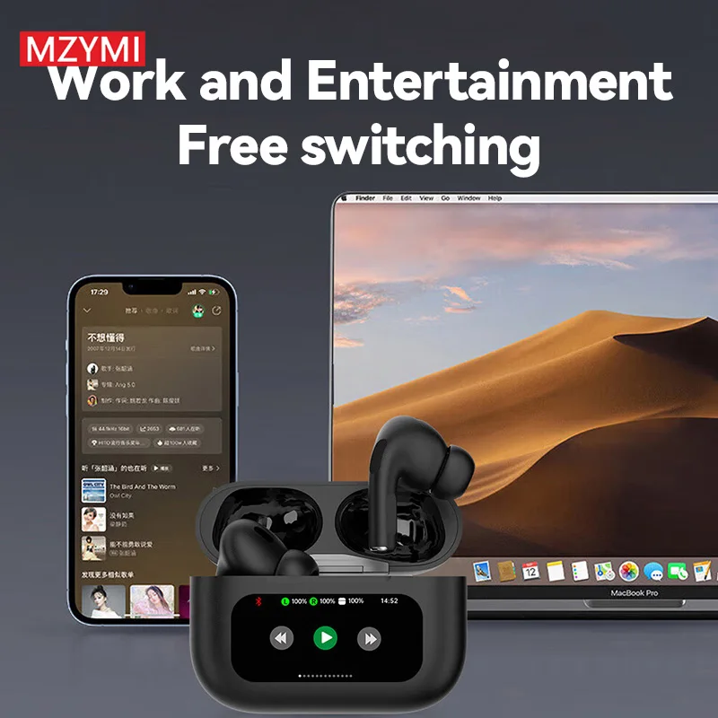 MZYMI Bluetooth 5.3 Headphones YX30 Wireless Earbuds Noise Cancelling Waterproof Sports Earbuds In Ear Headest Built-in Mic - Image 5