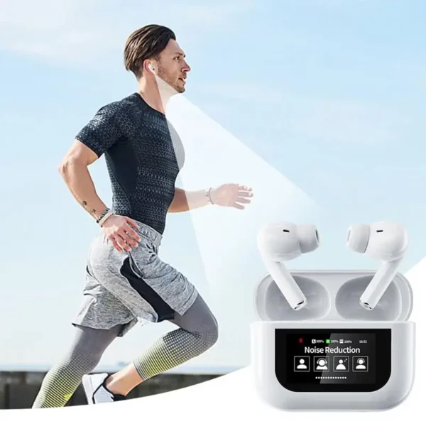Wireless Earbuds In Ear Headphones With Smart Touch Screen Sports Headphones With Charging Case Long Battery Life Fitness Ear - Image 4