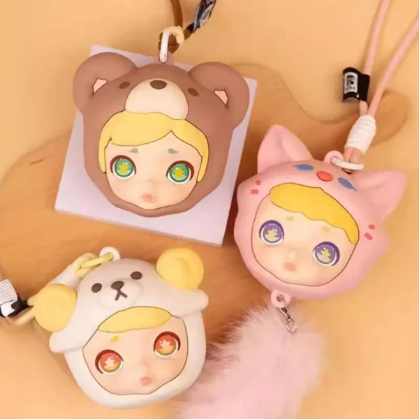 Headphones Storage Bag Cartoon Mini Wireless Earbuds Storage Pouch Earbud Protective Case Wireless Earbuds Organizer Storage For - Image 3