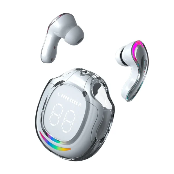 Three generations Wireless Headphones Earphones Case LED Power Display Touch Control Game Sports Headset Music Earbuds With Mic - Image 4