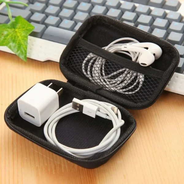 Storage Bag Earphone Box EVA Earphone Container Cable Earbud Storage Box Storage Bag - Image 4