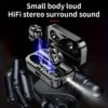 GREATWALL Bluetooth Headphones Wireless Earbuds In-Ear Earbuds with Charging Case Mirror headphones LED Digital Display - Image 3