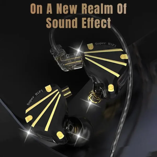 In Ear Wired Headphones HiFi Game Earphone 3.5mm Jack Deep Bass Sound Wired Earbuds For Music Running Phone Audiophile MP3 - Image 3