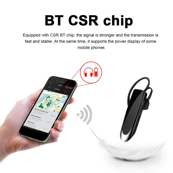 LC-B41 BT 5.0 Headphones In-Ear Wireless Earphone Business Headset Handsfree with Mic Mini Smart Earbuds - Image 5