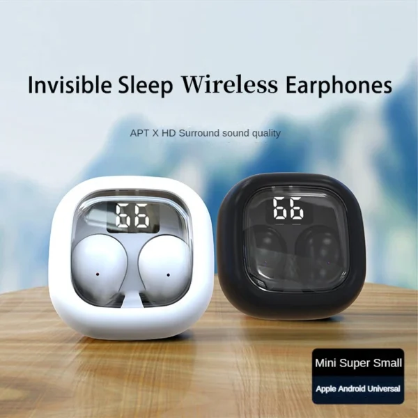 SK19 Smallest Invisible Mini Earbuds Wireless Bluetooth Small Headphones Hidden Earbuds Sleep Wireless Earphone IPX5 Waterproof - Image 5
