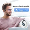 Wireless Earbuds With Earhooks, Waterproof Sports Headphones HiFi Stereo Earphones With Mic ENC Noise Cancelling Headsets Deep B - Image 6
