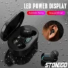 Wireless Bluetooth 5.0 Earbuds, Touch Control, Digital Display, TWS Noise-Cancelling Stereo Sports Earphones, Dual Ear Calling - Image 3