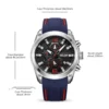 MEGIR Sport Watch Silicone Strap Chronograph Men Quartz Military Watch Waterproof Wrist Watches Relogio Masculino Man Clock 2063 - Image 5