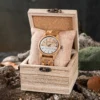 BOBO BIRD Wooden Quartz Watch Vintage Man Watch With Calendar Original Luxury Brands Men's Wooden Wristwatch 2024 New Arrival - Image 5