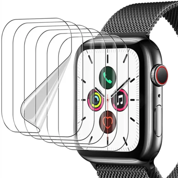 Screen Protector Film for Apple Watch 45mm 41mm 42mm 40mm 44mm Clear Full Protective Not tempered Glass iWatch Series 7 SE 6 5 3 - Image 2