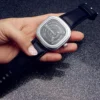 UTHAI BK47 Punk Style Square Turntable Boys Watch Trendy Men's Turntable Fashion Watch Wild Belt Quartz Watch - Image 2