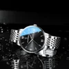 POEDAGAR Top Brand Watch Men Stainless Steel Business Date Clock Waterproof Luminous Watches Mens Luxury Sport Quartz Wristwatch - Image 3