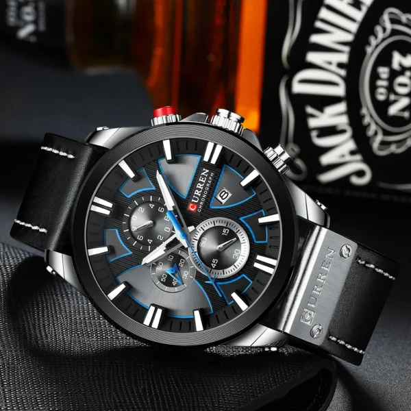 New CURREN Men Watches Fashion Quartz Wrist Watches Men's Military Waterproof Sports Watch Male Date Clock Relogio Masculino - Image 4