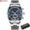 Relogio Masculino CURREN Hot Fashion Mens Watches Top Brand Luxury Wrist Watch Quartz Clock Watch Men Waterproof Chronograph - Image 2