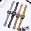 Women Men Unisex Watch Gold Silver Black Vintage LED Digital Sports Military Wristwatches Electronic Digital Present Gift Male - Image 6