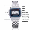 Women Men Unisex Watch Gold Silver Black Vintage LED Digital Sports Military Wristwatches Electronic Digital Present Gift Male - Image 5