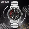 Men Fashion Hot Sell Car Rim Wristwatch 360 Degree Rotating Wheel Rim Dial Watches Stainless Steel Waterproof Sport Quartz Clock - Image 4