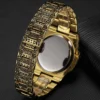 ONOLA Retro Top Luxury Quartz Watch Men Wristwatch Waterproof Fashion Casual Golden Classic Calendar Waterproof Watch Male Clock - Image 4