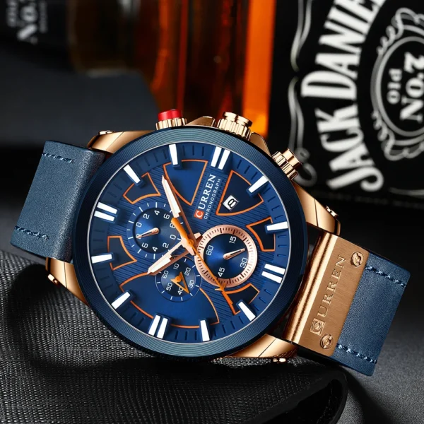 New CURREN Men Watches Fashion Quartz Wrist Watches Men's Military Waterproof Sports Watch Male Date Clock Relogio Masculino - Image 6