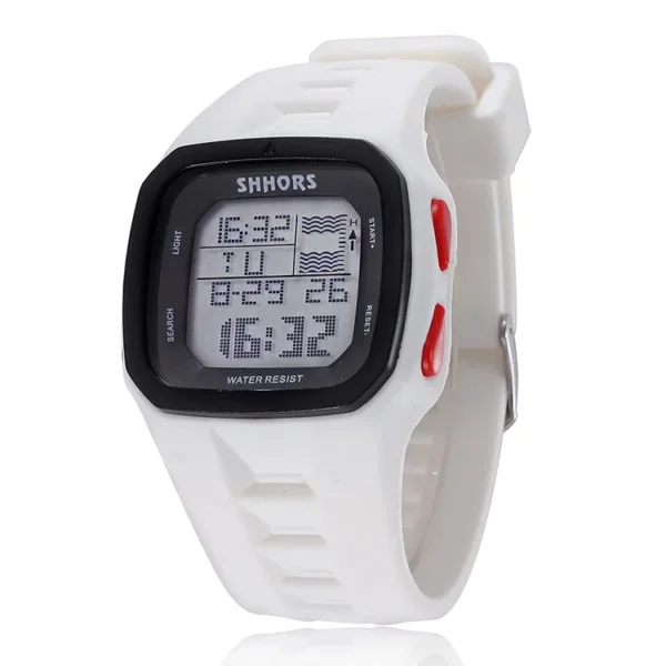 Shhors Watch Men Sports Watches Gray Silicone Electronic Wristwatches Men Led Digital Watches Reloj Hombre Relogios Masculino - Image 6