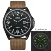 XINEW Men Watches Fashion Luminous Watches Nylon Strap Date Quartz Wristwatches Men Sports Watches horloge mannen reloj hombre - Image 4