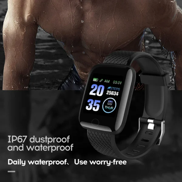 116 Plus Smart Watch Men Women Bluetooth Bracelet Sport FitnessTracker D13 Smartwatch for Android Ios 10 Pieces - Image 6