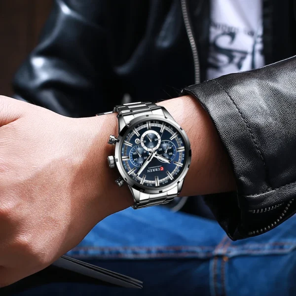 Relogio Masculino CURREN Hot Fashion Mens Watches Top Brand Luxury Wrist Watch Quartz Clock Watch Men Waterproof Chronograph - Image 5