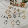 Fashion Luxury Scarf Buckle Wedding Brooch Pins Women Silk Scarfs Buckle Ring Clip Scarf Jewelry Shawls Scarve Buckle Accessorie - Image 2