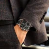Fashion New Creative Men Watch Top Brand Luxury Chronograph Quartz Watches Clock Leather Sport Army Military Wrist Saat - Image 6