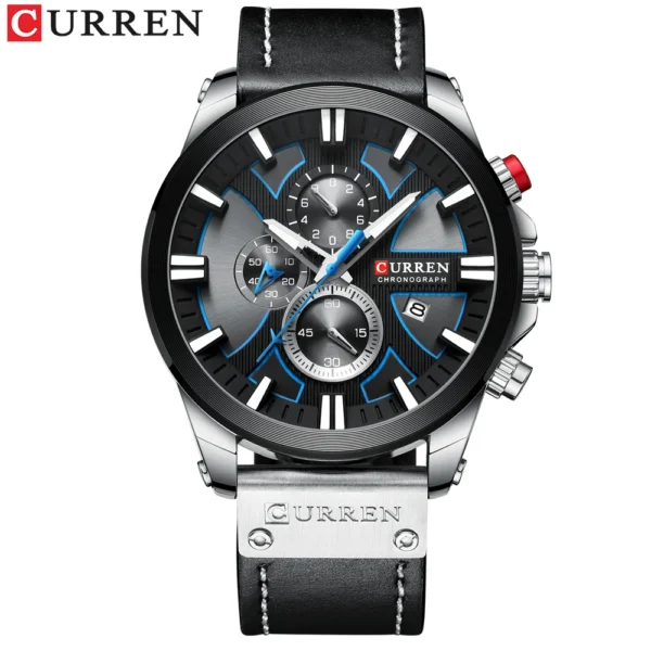 New CURREN Men Watches Fashion Quartz Wrist Watches Men's Military Waterproof Sports Watch Male Date Clock Relogio Masculino - Image 3