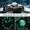 OLEVS Men's Watches Fashion Business Waterproof Quartz Wrist Watch Men Top Brand Luxury Stainless Steel Strap Sport Clock Male - Image 6