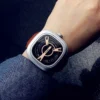 UTHAI BK47 Punk Style Square Turntable Boys Watch Trendy Men's Turntable Fashion Watch Wild Belt Quartz Watch - Image 5